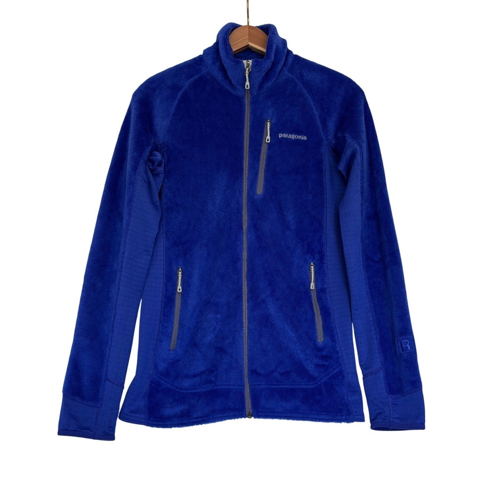 Patagonia R2 Regulator Fleece Jacket Womens Medium Blue Polartec Full Zip 25148